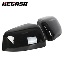 Rear View Mirror Covers Cap Trim For Jeep Grand Cherokee Dodge Durango 2011-2021