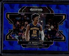 Ja Morant 2022-23 Panini Prizm Draft Picks Prizms Blue Ice #19 Murray State /99