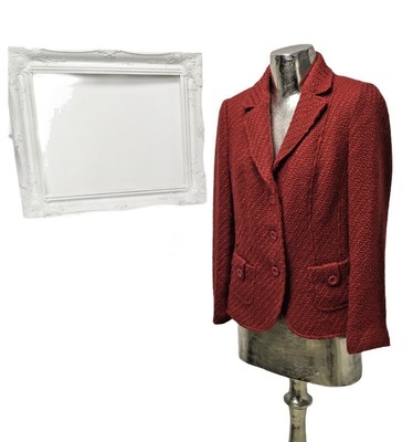 red wool jacket ladies
