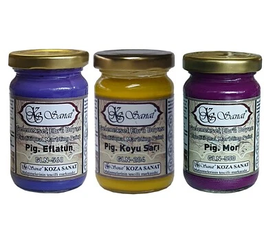 KOZA SANAT Colores de mármol tradicionales | Geleneksel Ebru | Traditional marbling color