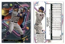 2023 Topps Cosmic Chrome Baseball Jeff McNeil Base #20 - New York Mets
