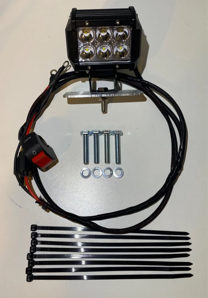 Kit de faros LED ultrabrillantes Plug and Play 2010-2024 Kawasaki KLX110 KLX110L Foto 4 de 4