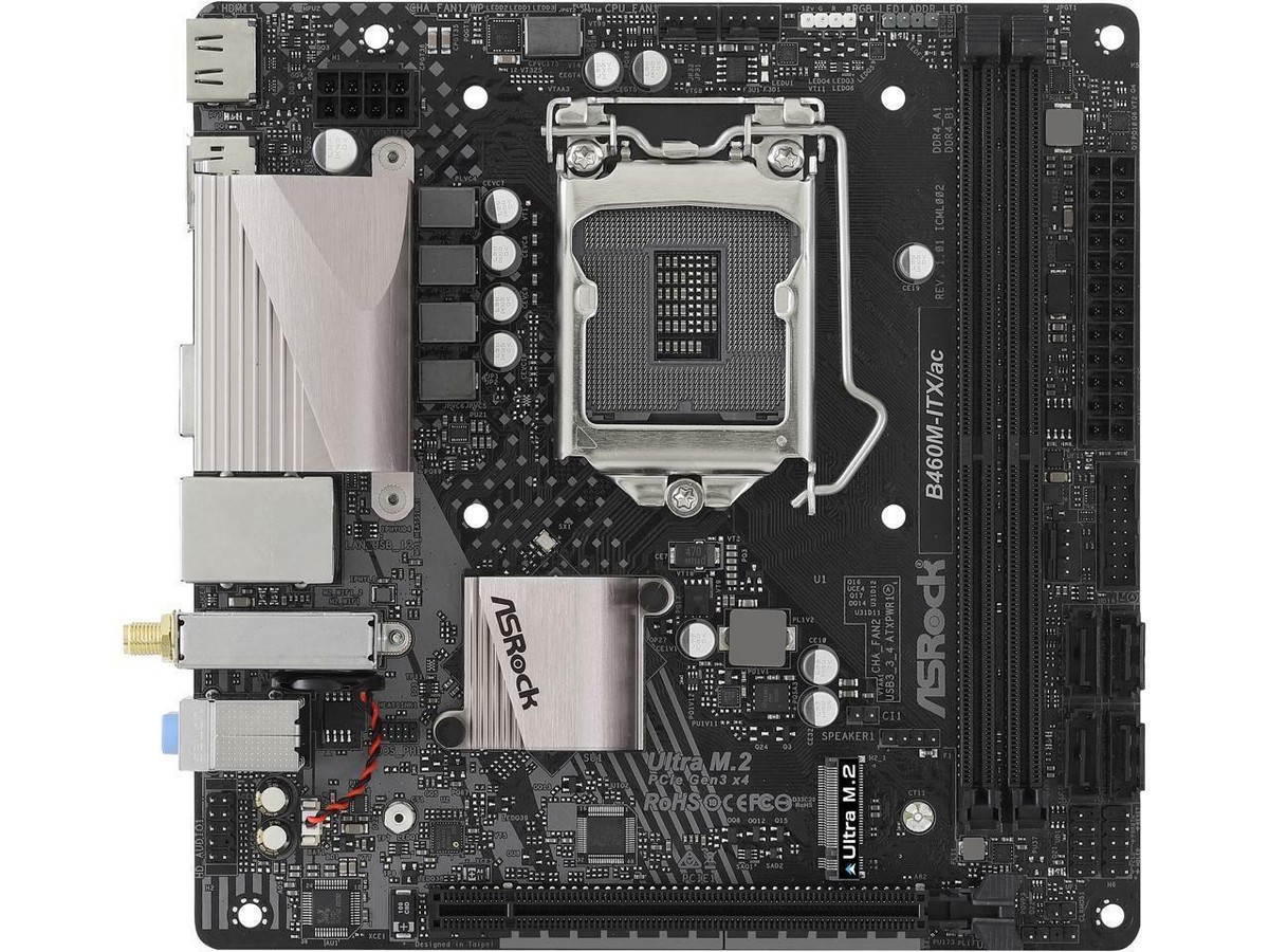 FOR ASROCK B460M-ITX/ac Motherboard Supports 10400 10500 10700F