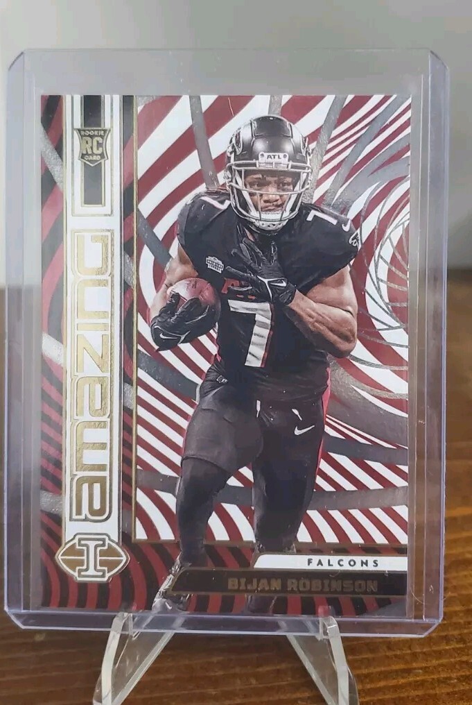 2023 Panini Illusions Football Bijan Robinson Rookie RC Amazing 17 Falcons