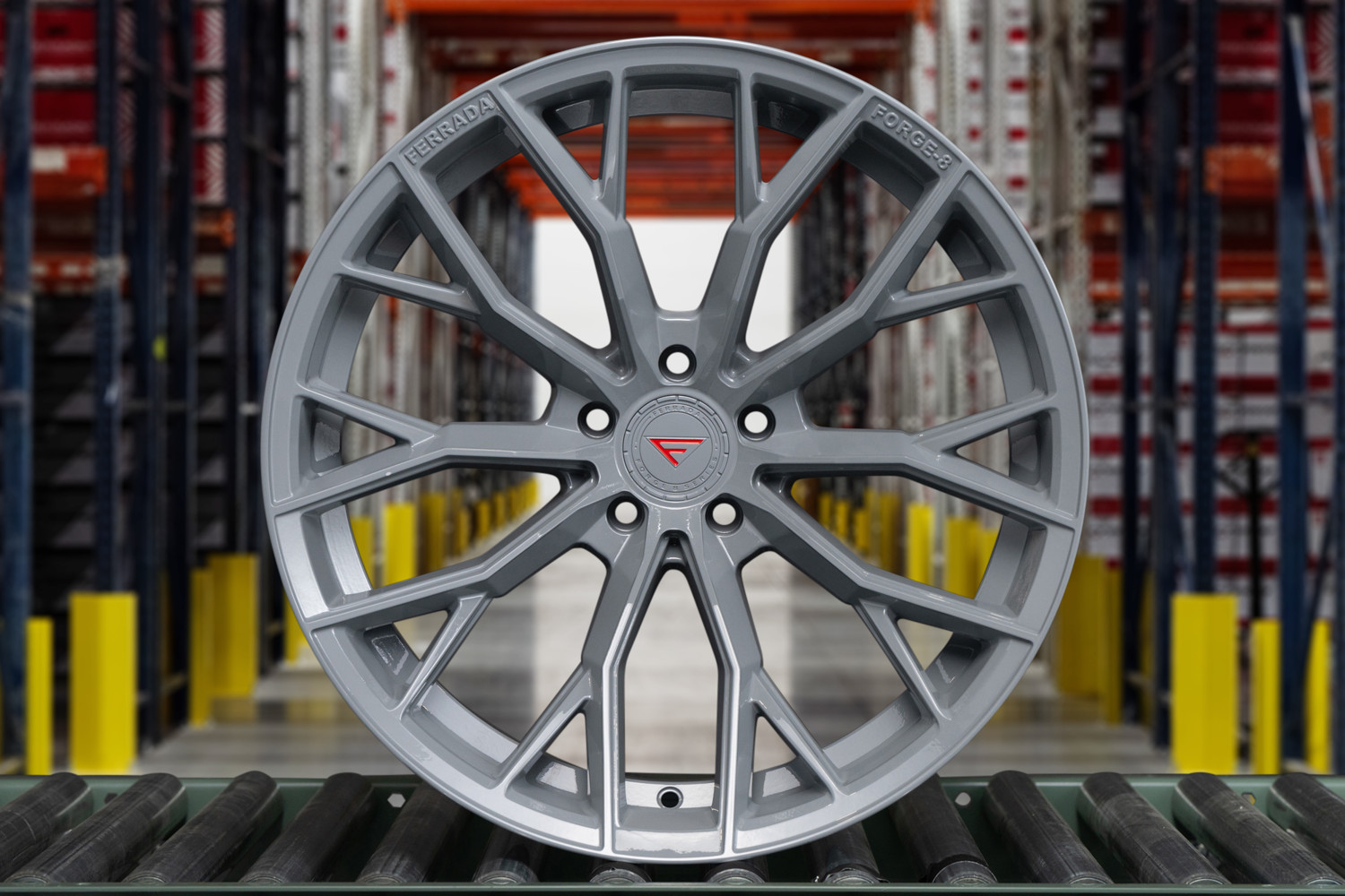 20” FERRADA FR9 STORM GREY WHEELS RIMS FOR LAMBORGHINI GALLARDO 20X9 AND 20X11