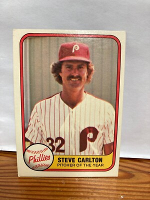 Steve Carlton 1981 Fleer Baseball Karte