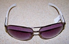 LIZ CLAIBORNE Sunglasses 85505 -PLANTILLA GOLD FR PK LENSES WH EAR 100 UV NWT 