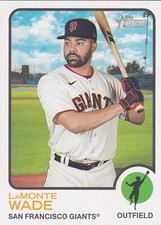 2022 Topps Heritage LaMonte Wade San Francisco Giants Trading Card