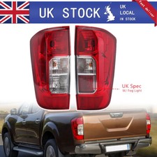 Pair Rear Tail Light Brake Lamp For Nissan Navara NP300 D23 2015-2020 (UK Spec)