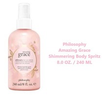 Philosophy AMAZING GRACE Shimmering Body Spritz 8.0 OZ. NEW.NO.BOX