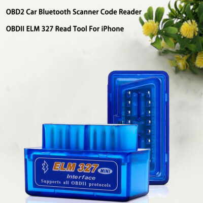 Car Bluetooth OBD2 Scanner ELM327 Code Reader for Android phone and PC