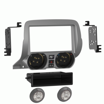 Metra 2010 Chevy Camaro Single Din Install Kit Metra 99-3010S Dash Kit for Chevrolet Camaro 2010 - Silver - Singh