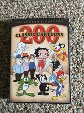 200 Classic Cartoons New DVD Felix the Cat Betty Boop Popeye Mighty Mouse Casper