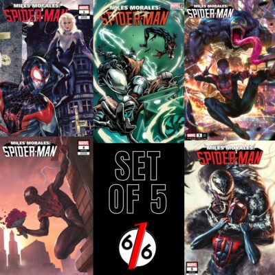    MILES MORALES SPIDER-MAN #1-5 616 Comics Trade Dress Variant Set Of 5