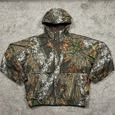 Cabelas Gore Tex Jacket Mossy Oak Break Up Camo Mens 2XL Regular Hunting Hooded