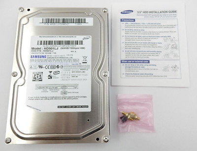 NEW OLD STOCK SAMSUNG SPINPOINT T166 HD501LJ 500GB 3.5'' SATA II HARD DRIVE