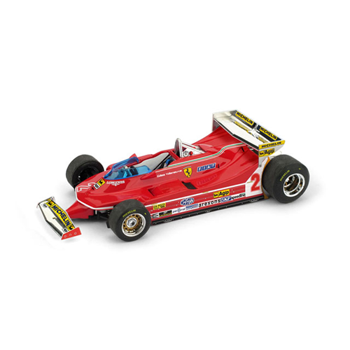 FERRARI 312 T5 G.VILLENEUVE 1980 N.2 5th MONACO GP 1:43 Brumm Formula 1 - Imagen 1 de 1