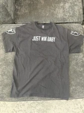Las Vegas Oakland LA Raiders Custom NFL Pro Line T Shirt Just Win Baby Slick 69