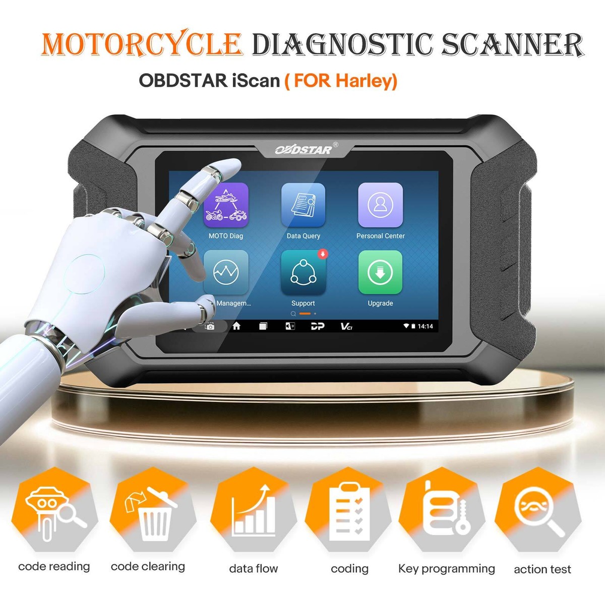 For Harley Motorcycle Diagnostic Scanner and Key Progarmming