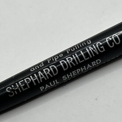 VTG Ballpoint Pen SHEPHARD DRILLING CO Winfield KS Paul Shephard