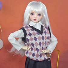 56cm Height Female Doll Toy Handpainted Makeup Lifelike Fashion Outfit Removable