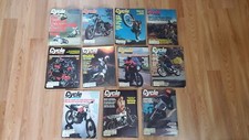 VINTAGE Cycle Magazine Lot Set 1977 11 Issues Motorcycle Dirt Bike Motorsport