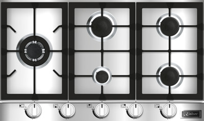 Kaiser KG9357 Gas Kochfeld 90cm autark Gasherd 3,8kw WOK 5 Flammen Erdgas Propan