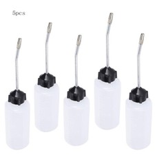 5 piezas Máquina de Coser Caño de Aceite Recargable Precisión Engrasador Herramientas 120 ml