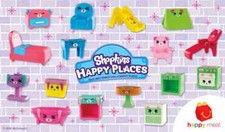 McDonald's Shopkins Happy Meal Happy Places Toys - You pick