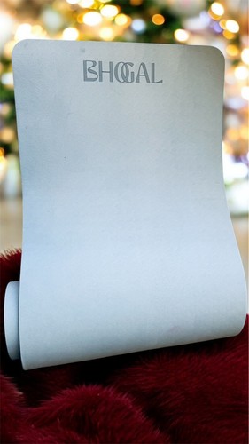 BHOGAL yoga mat Extra Thick 10mm For Women Men Kids With Carrying Strap - Picture 13 of 13