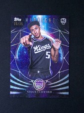 2025-26 Topps Midnight Nique Clifford RC Rookie Moonfall Winter /35
