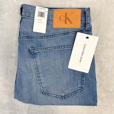Calvin Klein Straight Fit Jeans Mens NWT Choose Size Light/Dark Wash Denim
