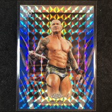2026 Topps Chrome WWE RANDY ORTON Base Blue Geometric 25/150 #72