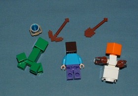 MINECRAFT, THE SNOW HIDEOUT SET 21120 - LEGO - 2015 - USED