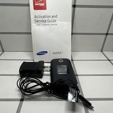 Samsung Gusto 3 Verizon Black Flip Phone Speakerphone w/ Charger 6.5MB