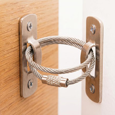 12-Pack Furniture Anchors - Anti-Tip Furniture Straps for Baby Proofing - Wall A