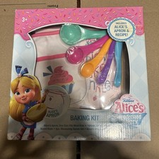 DISNEY JUNIOR ALICES WONDERLAND BAKERY BAKING KIT NEW