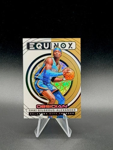 2024 Panini Obsidian Basketball Electric Etch Bronze Flood Shai Gilgeous-Alexander #21