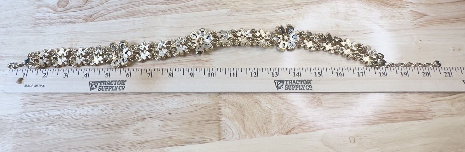 Talbots Chunky Statement Necklace Clear Rhineston… - image 9