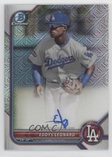 2022 Bowman Mega Box Chrome Mojo Auto Eddys Leonard #BMA-EL Auto rf2