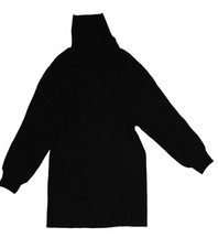 Fashion Nova Tall Karina Sweater Dress Womens 3X Black Turtleneck Knit Mini