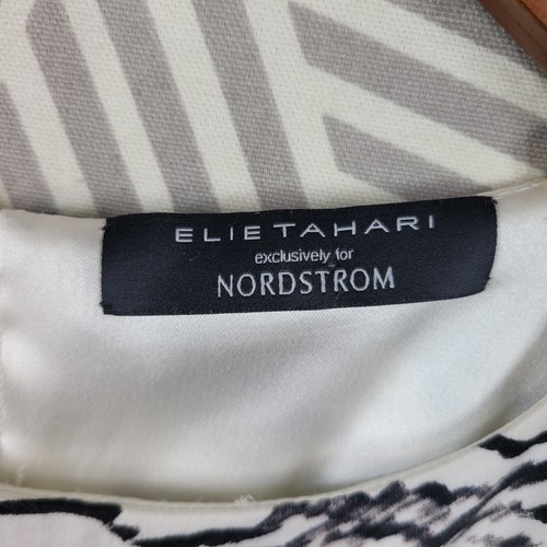 Elie Tahari Nordstrom Size 2 Cocktail Sheath Dress Career Pockets Above Knee - Picture 7 of 10