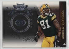 2010 Panini Plates & Patches Infinity Silver /100 Andrew Quarless #102 0q3