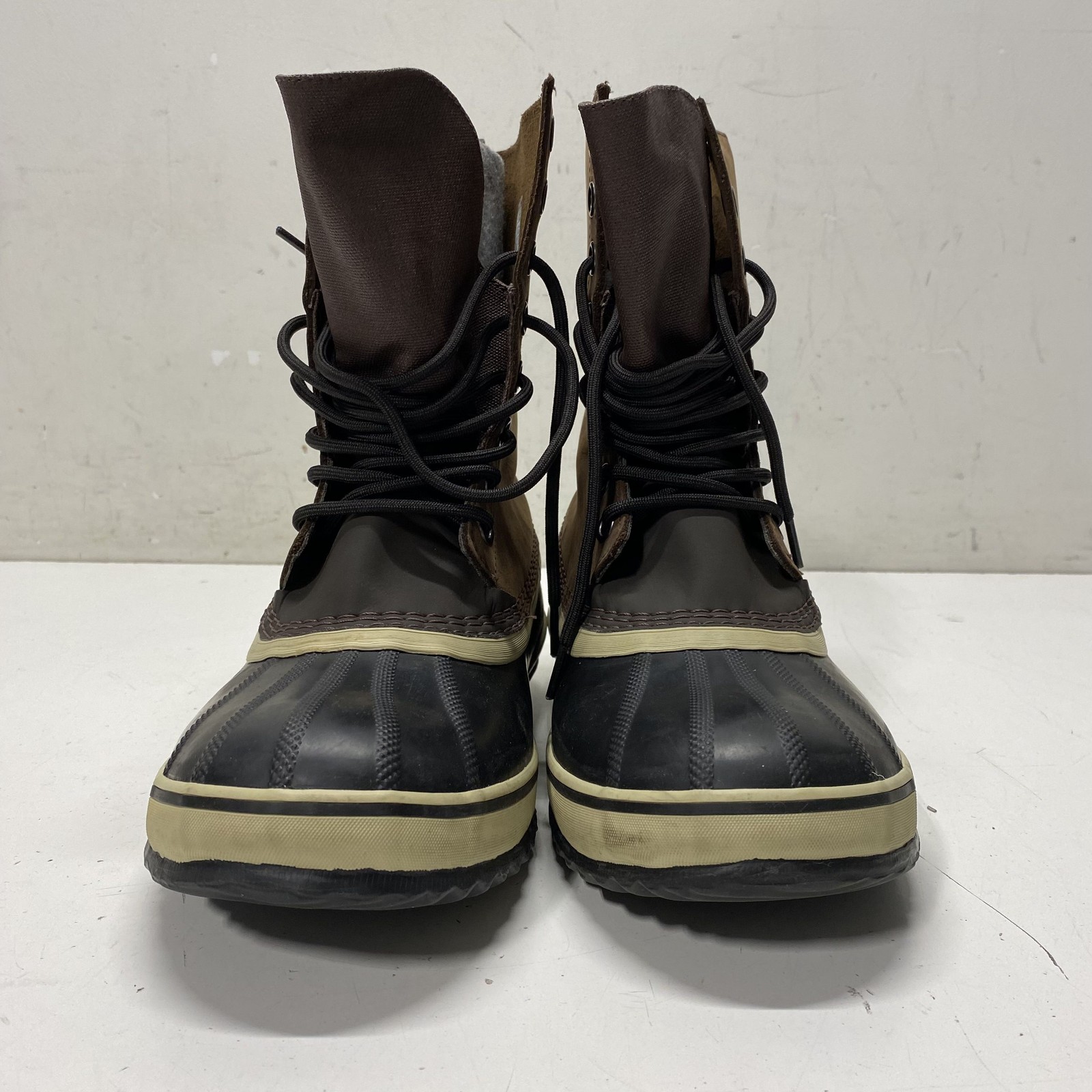 Sorel Brown/black Solid Winter Boot Boot Men Size… - image 2