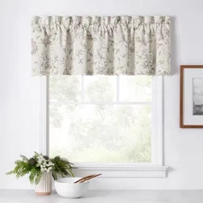 Abigail 15 In. L Polyester/Cotton Tailored Valance in Lilac