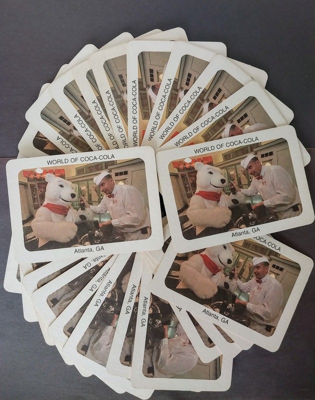 Twenty Five Vintage POLAR BEAR  and SODA JERK Coca-cola Postcards