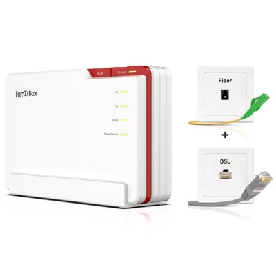 AVM FRITZ!Box 5690 Pro DSL Glasfaser Modem Router WLAN Mesh WiFi 7