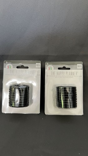 The Happy Planner Black Expander Discs 9-Piece Lot By Me & My Big Ideas