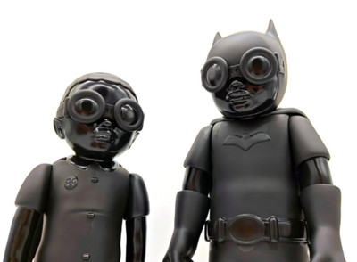 Hebru Brantley Flynamic Duo 2040 フィギュア Hebru Brantley Flynamic Duo 2040 Black Vinyl Figure Art Toy Set