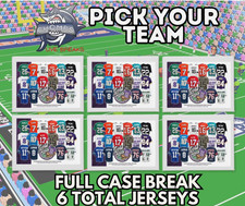 NEW YORK GIANTS 2026 Gold Rush NFL Series 3 Autographed Jersey Break #4